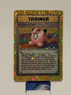 Prism Vending Machine Holo Clefairy Doll Base 70/102 Pokemon Sticke Never Pealed - Image 1