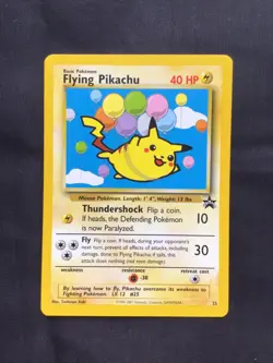 Pokemon Cards: Wizards Black Star Promo: Flying Pikachu 25 - Image 1