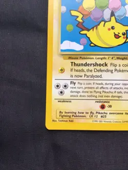 Pokemon Cards: Wizards Black Star Promo: Flying Pikachu 25 - Image 5