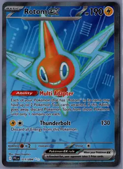 Rotom ex - Ultra Rare ME02: Phantasmal Flames 111/094 NM - Pokemon TCG - Image 1