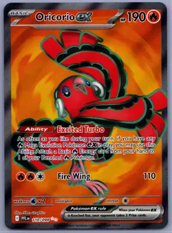 Oricorio ex - Ultra Rare ME02: Phantasmal Flames 110/094 NM - Pokemon TCG - Image 1