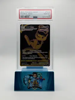 2022 POKEMON SWORD & SHIELD LOST ORIGIN #TG30 FULL ART/MEW VMAX PSA 10 - Image 1