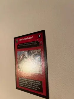 Star Wars CCG SWCCG Where Are Those DroidekasU! Reflections 3 III Premium Card - Image 2
