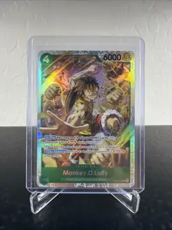 Bandai One Piece Card Game ST30: Monkey D. Luffy ST30-012 SR Foil EN - Image 1
