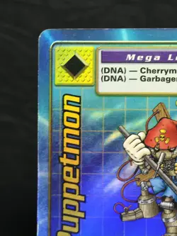 Puppetmon Card Bo-96 Mega Level Digimon Holo Foil Bandai 1999 MP - Image 2