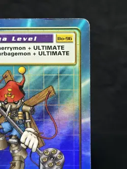 Puppetmon Card Bo-96 Mega Level Digimon Holo Foil Bandai 1999 MP - Image 3