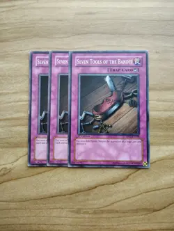 Yu-Gi-Oh! - Seven Tools Of The Bandit 3X - Full Playset Of Cards - Image 1