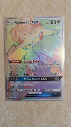 Pokemon Genesect GX Full Art TCG Card Lost Thunder, #224/214 - Image 1