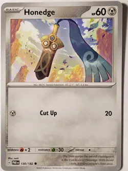 Honedge 130/182 NM - B1G1F - Pardox Rift Scarlet Violet Pokemon Card - Image 1