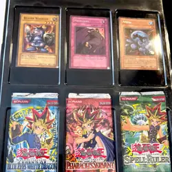 Yu-Gi-Oh Master Collection Vol 1 Gold Case 54 Cards 6 Pack Wrappers Complete - Image 2