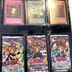 Yu-Gi-Oh Master Collection Vol 1 Gold Case 54 Cards 6 Pack Wrappers Complete - Image 3