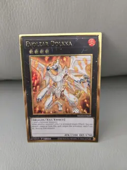 Evolzar Dolkka MGED-EN029 Maximum Gold: El Dorado 1st Edition Yugioh Card NM - Image 1