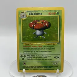 Pokemon: Vileplume Error Missing Symbol Jungle Set Holo 15/64 Rare Card Misprint - Image 2
