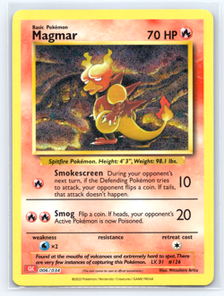 Pokemon TCG - Magmar 006/034 CLC Holo - Trading Card Game Classic - NM - Image 1