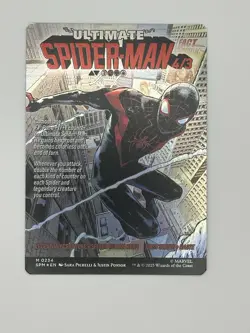 MTG: Miles Morales Marvel's Spider-man (0234) (Borderless) FOIL - Image 5