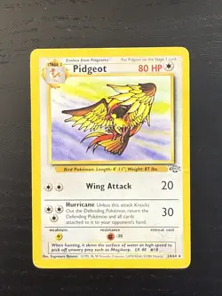 Pidgeot Non Holo Jungle Card 1999 24/64 Pokemon Base Set Mint condition - Image 1