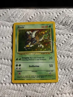 Pokemon TCG Pinsir Holo Rare Card 9/64 Jungle Unlimited - Image 1