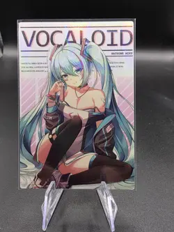 Hatsune Miku Holographic Anime Collectible Trading Card - Image 1