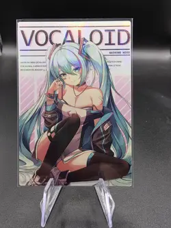 Hatsune Miku Holographic Anime Collectible Trading Card - Image 2