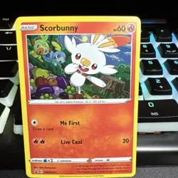 Scorbunny SWSH071 SWSH: Sword & Shield Promo Cards Holo - Image 1