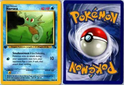 Pokemon Card - Horsea Fossil 49/62 1999 Common 1st Edition Lightly Played - Image 3