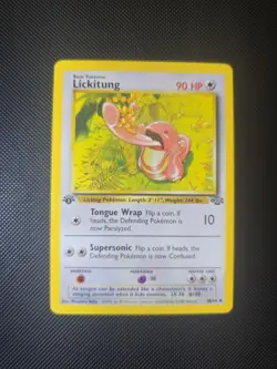 Pokemon Jungle Set Lickitung 38/64 1st Edition Regular Non-Holo Card LP English - Image 1