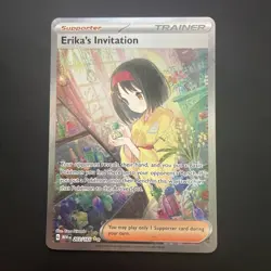 Pokemon TCG SV Scarlet & Violet 151 Erika's Invitation Card #203/165 - Image 1