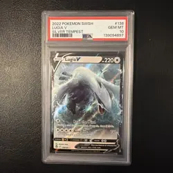 PSA 10 Lugia V Silver Tempest Holo SWSH Pokemon Card 2022 138/195 - Image 1