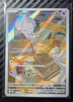 Espurr 095/088 Perfect Order Illustration Rare full art Pokemon TCG Card NM - Image 1