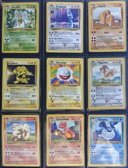 Complete Base Set Non Holos 17-102 Pokemon Cards Pokemon WOTC TCG 1999 LP-MP - Image 1
