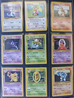 Complete Base Set Non Holos 17-102 Pokemon Cards Pokemon WOTC TCG 1999 LP-MP - Image 3
