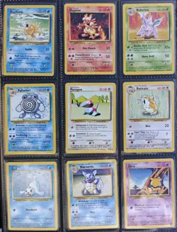 Complete Base Set Non Holos 17-102 Pokemon Cards Pokemon WOTC TCG 1999 LP-MP - Image 5