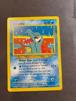 Totodile 85/105 Neo Destiny Regular Pokemon TCG Card RARE - Image 1
