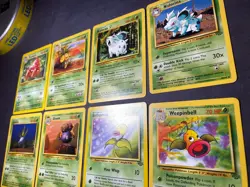 Lot of 8 Pokemon Jungle Vintage Pokemon TCG Card RARE - Image 2