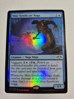 Magic the Gathering MTG - Mist-Syndicate Naga FOIL - Modern Horizons MH1 - LP - Image 1