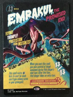 MTG Innistrad Remastered #481 Emrakul, the Promised End (Showcase) NM - Image 1