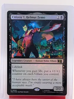 Citizen V, Helmut Zemo #650 (Foil) Magic Marvel Super Heroes Commander - Image 1