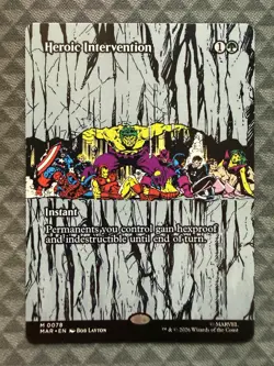 MTG Heroic Intervention #0078 Borderless M Marvel Universe Eternal-Legal (MAR) - Image 2