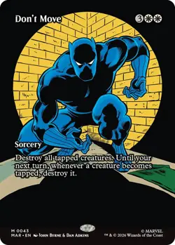 1x Don't Move - Borderless MTG - Marvel Universe - NM-Mint - Image 1