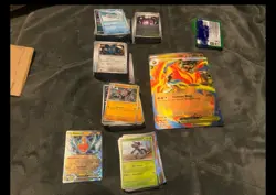 Pokemon 300+ Bulk Lot, Uncm,Holo, Rev Holo, Rare, & Holo Rare NM Phantasm Flames - Image 1