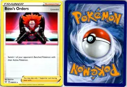 Boss's Orders 058/072 Rare Shining Fates Pokemon Near Mint - Image 3