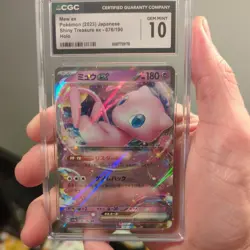 Mew ex 151/165 Sv2a Pokemon TCG 151 Holo Double Rare Japanese - CGC 10 GEM MINT - Image 2