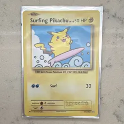 Surfing Pikachu 111/108 Evolutions 2016 English Secret Rare 1st Edition - Image 1