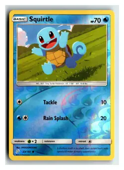 Squirtle 23/181 Common Team Up Pokemon Reverse Holo Near Mint - Image 1