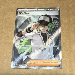 N's Plan 163/086 | Sv: Black Bolt | Holo Pokemon TCG NM - Image 1