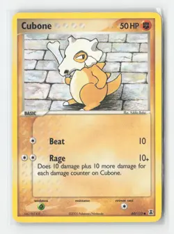 Cubone 60/113 Common Delta Species Pokemon Heavily Played - Image 1