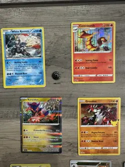 TCG Holo Pokemon Card Lot / 12 Holo All Years NM/LP .. 3 Full Art holo! - Image 2