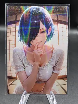 Touka Kirishima Tokyo Ghoul Holographic Anime Collectible Trading Card - Image 2