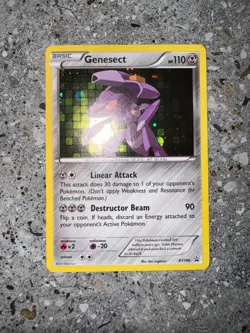 Pokemon TCG Cards Genesect XY196 Black Star Promo Holo - Image 3