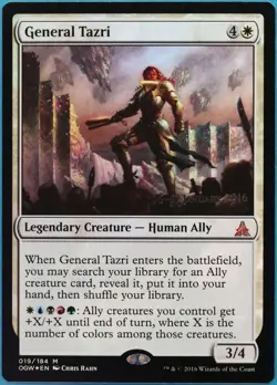 General Tazri (Prerelease) FOIL Oath of the Gatewatch Promos NM (514593) - Image 1